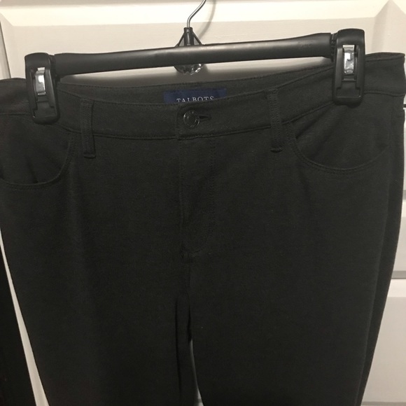 Talbots gray stretch jegging ankle pant Petite6 - Picture 5 of 6